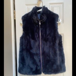 J. Crew Faux Fur Vest